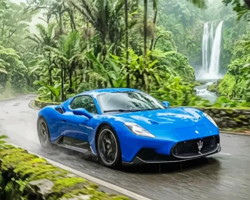 Blue MC 20 Paint By Numbers 