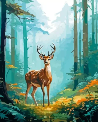 Forest Guardian Paint By Numbers 