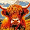 Golden Highland Paint By Numbers