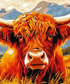 Golden Highland Paint By Numbers