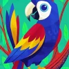 Macaw Bird Paint By Numbers