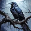 Mysterious Raven Paint By Numbers