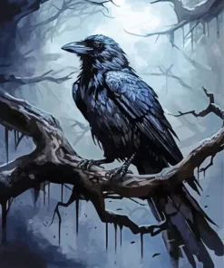Mysterious Raven Paint By Numbers