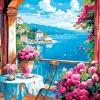 Seaside Bloom Paint By Numbers