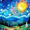 Starry Night Dream Paint By Numbers