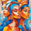 African Ladies Paint By Numbers
