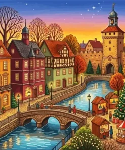 Christmas Time Art Paint By Numbers