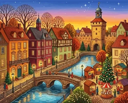 Christmas Time Art Paint By Numbers 