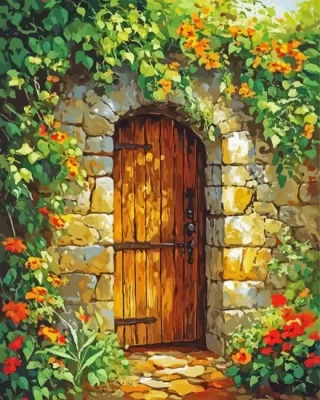 Garden Door Paint By Numbers