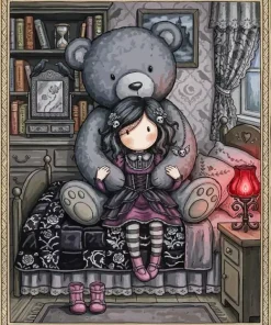 Gothic Gorjuss Girl Paint By Numbers