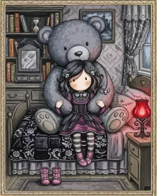 Gothic Gorjuss Girl Paint By Numbers 