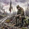 Sad Soldier Paint By Numbers