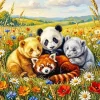 Adorable Pandas Paint By Numbers