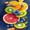 Aesthetic Fruits Paint By Numbers