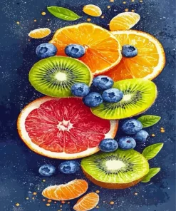 Aesthetic Fruits Paint By Numbers