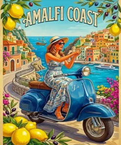 Amalfi Coast Paint By Numbers