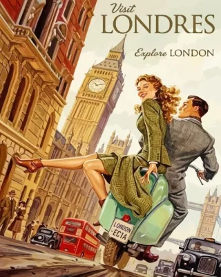 Visit Londres Paint By Numbers 