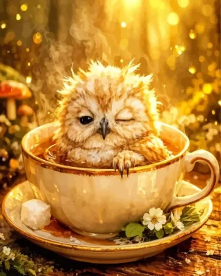 Adorable Owl Paint By Numbers 