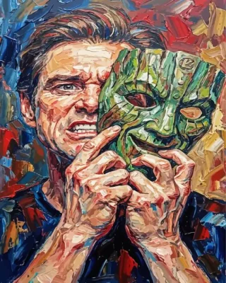 Cool Jim Carrey Paint By Numbers