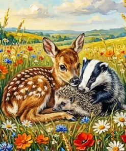 Cute Animals Paint By Numbers