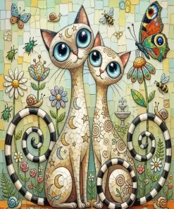 Cute Cats Paint By Numbers