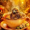 Cute Eagle Paint By Numbers