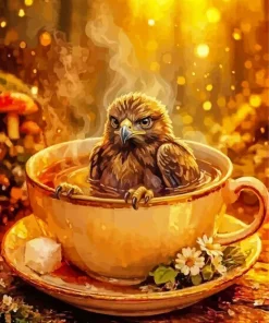 Cute Eagle Paint By Numbers