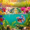 Cute Frogs Paint By Numbers