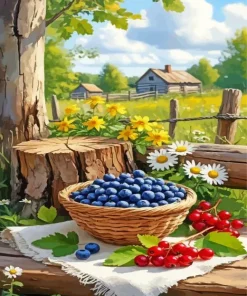 Farm Fruits Paint By Numbers