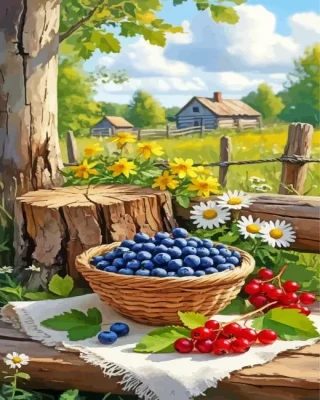 Farm Fruits Paint By Numbers