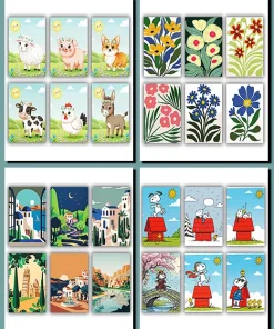 Mini Paint By Numbers Kits