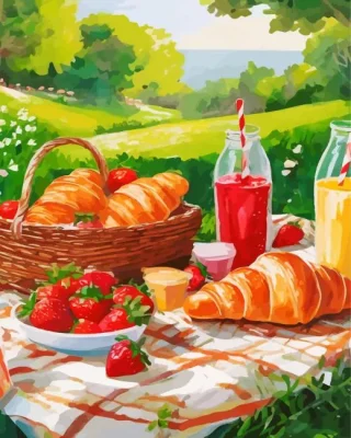Picnic Time Paint By Numbers
