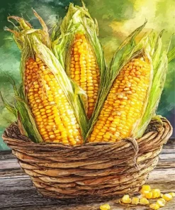 Tasty Corn Paint By Numbers