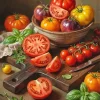 Vegetables Art Paint By Numbers