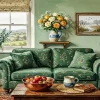 Vintage Green Couch Paint By Numbers