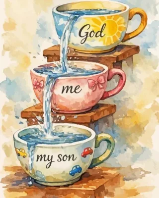 Blessed Cups Paint By Numbers