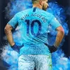 Sergio Aguero Art Paint By Numbers