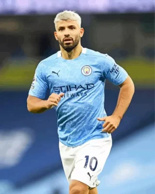 Sergio Leonel Aguero del Castillo Paint By Numbers