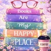 Books Are My Happy Place Paint By Numbers