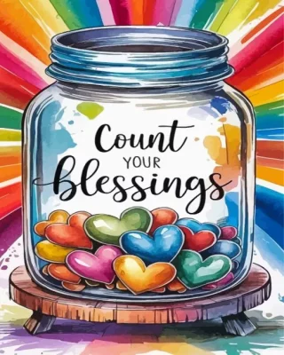Count Your Blessings Paint By Numbers 