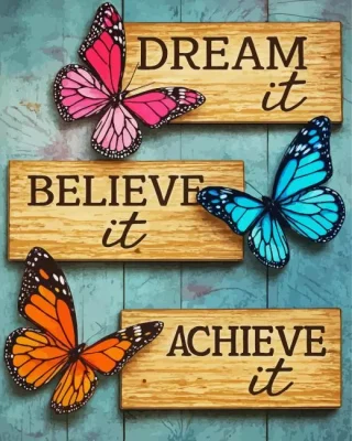 Dream It Paint By Numbers 