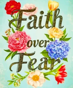 Faith Over Fear Paint By Numbers