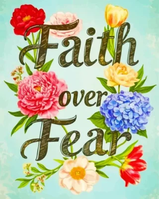 Faith Over Fear Paint By Numbers 