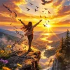 Free Woman Paint By Numbers