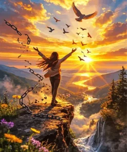 Free Woman Paint By Numbers