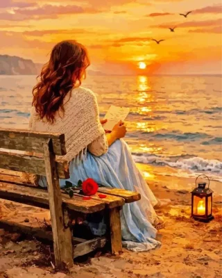 Lonely Woman Paint By Numbers 