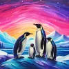 Penguin Family Paint By Numbers