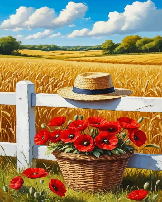 poppies flowers paint by numbers Poppies Flowers Paint By Numbers