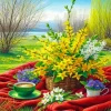 Yellow Flowers Paint By Numbers