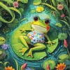 Adorable Frog Paint By Numbers